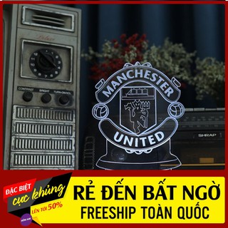 [FreeShip]  Đèn Led 3D – Manchester United Hàng Chuẩn Loại 1 - Bền Đẹp Điều Khiển Từ Xa Đổi 16 Màu Đèn Trang Trí