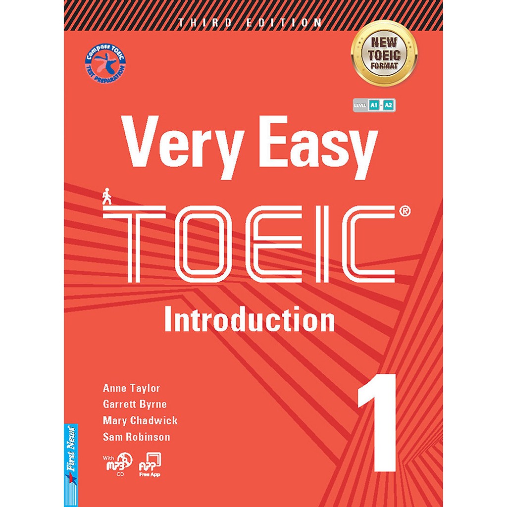 Sách - Very Easy Toeic 1 - Introduction Tặng kèm Bookmark