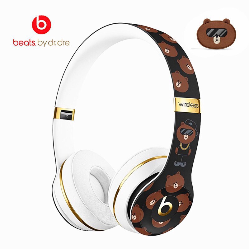 Beats Solo3 Tai Nghe Chụp Tai Kết Nối Bluetooth Không Dây Rảnh Tay Có Micro Phiên Bản Kỷ Niệm 90 Năm Mickey Hàng cao cấp