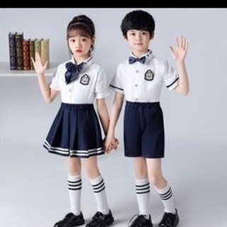 Bộ đồng phục học sinh bé trai quần ngắn