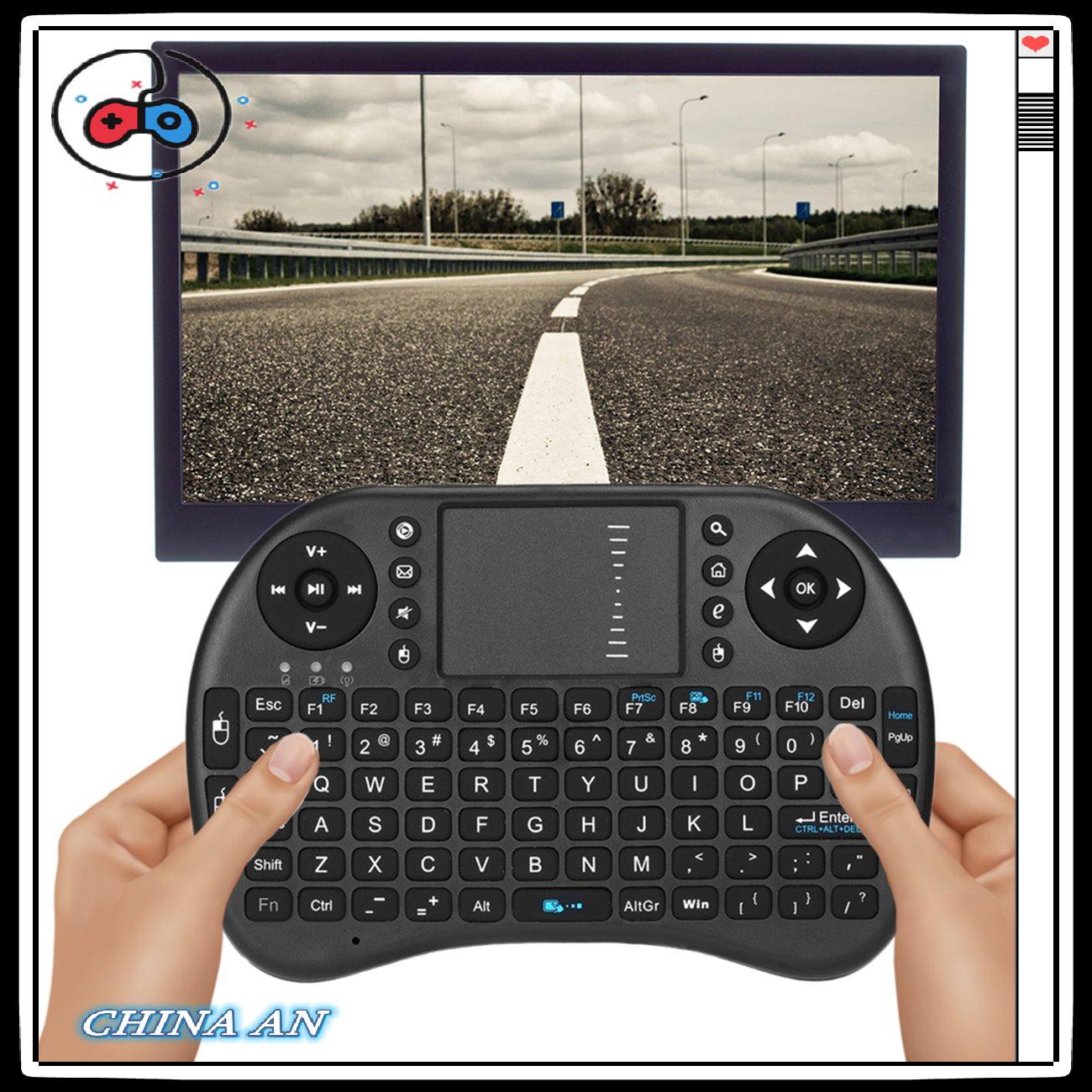 ⚡Hot sản phẩm/Mini Wireless Keyboard Multi-media Remote Control Touchpad Handheld Keyboard