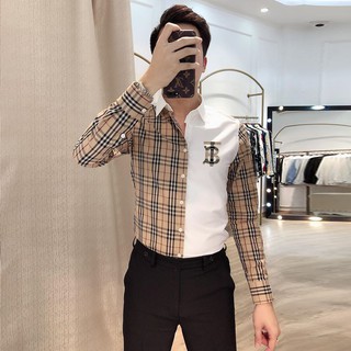 [HOT] ÁO SƠ MI NAM BUBERRY PHONG CÁCH | ÁO SƠ MI BBR NAM ĐẸP (Ảnh thật)