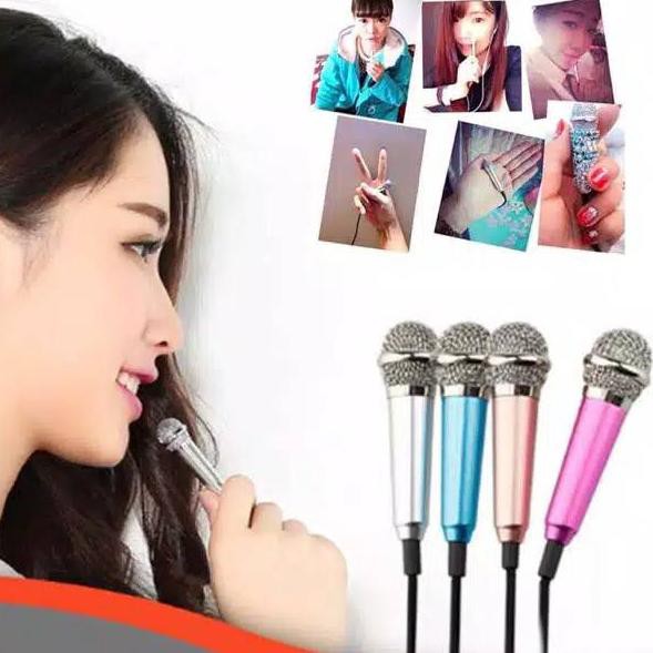Micro Hát Karaoke Mini 7 Độ Cho Điện Thoại Android / Iphone