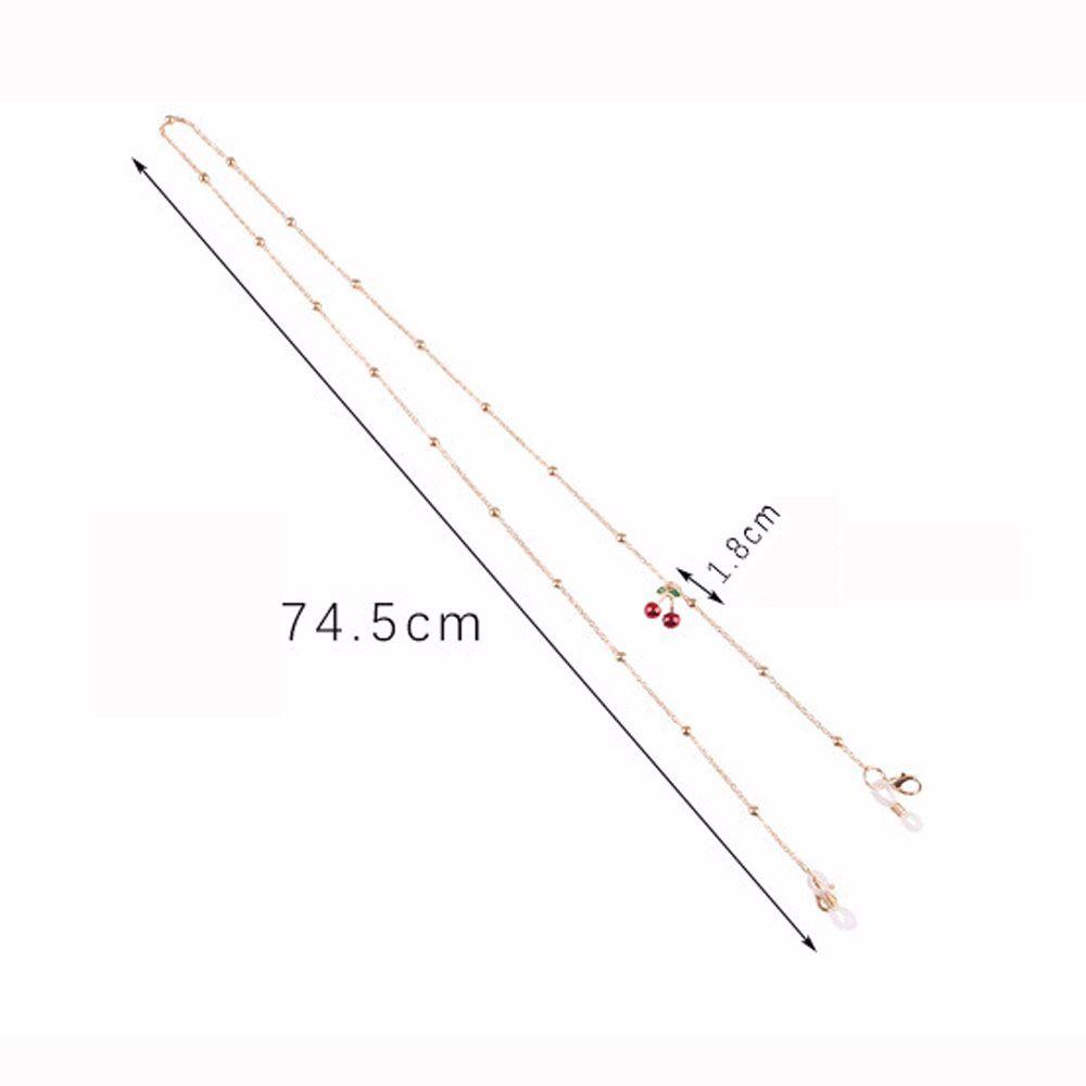 Dây Đeo Mắt Kính Chống Trượt Phối Hạt Kim Loại Hình Trái Cây Thời Trang VANES1