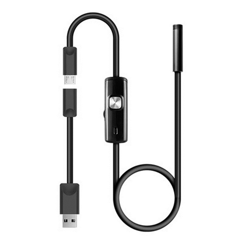 ▣Camera nội soi 7.0mm dài 1m cổng USB chống nước hỗ trợ sửa xe hơi