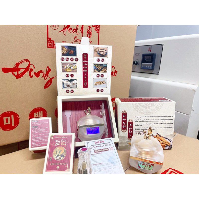 [Quà tặng đầy đủ] KEM FACE PEEL ONE ĐÔNG TRÙNG HẠ THẢO dưỡng trắng da cấp ẩm chống lão hoá tặng viên uống + test srm