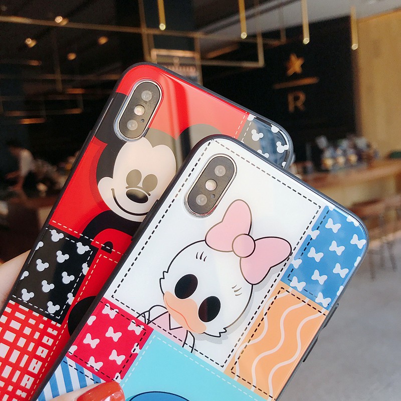 Ốp lưng iphone kính Hoạt hình dành cho ip 6/6plus/6s/6s plus/6/7/7plus/8/8plus/x/xs/xs max/11/11 pro/11 promax - k144
