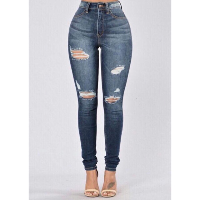Quần jean BIGSIZE APblue