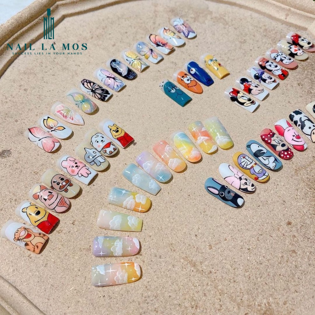 Set gel vẽ Fengshangmei chính hãng - gel vẽ nổi chất đậm đặc 12 màu chuyên dụng