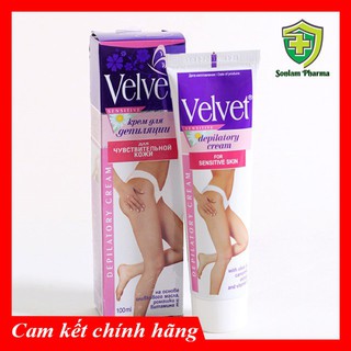 Kem Tẩy Lông VELVET Nga - Tạm Biệt Nỗi Lo Về Lông Tuýp 100ml