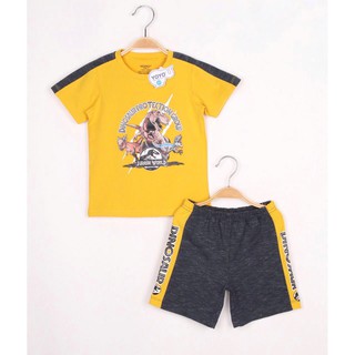 Đồ bộ bé trai yoyo in khủng long size 2-9