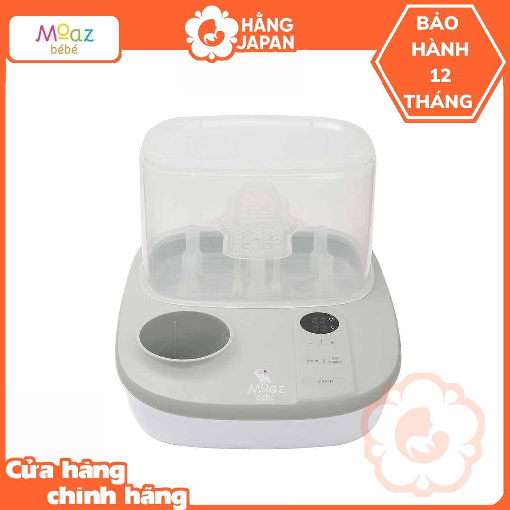 Máy tiệt trùng sấy khô UV Moazbebe MB005 diệt khuẩn tối ưu -  Bảo hành chính hãng 12 tháng
