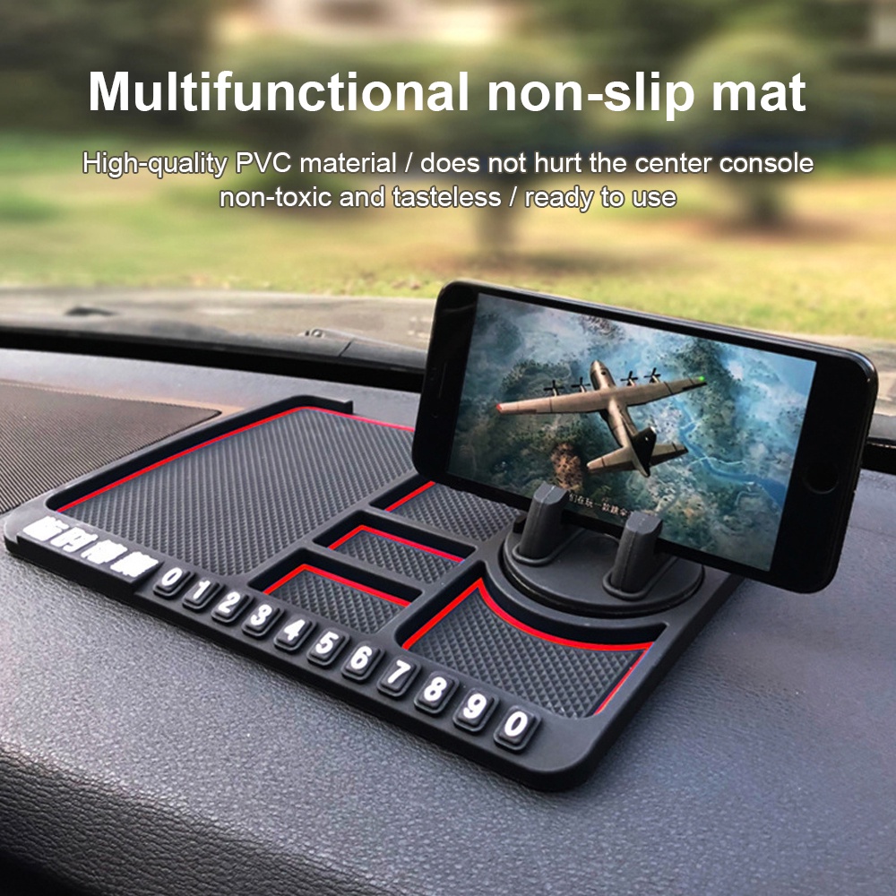 Giá Đỡ Điện Thoại / Mắt Kính / Chìa Khóa Chống Trượt Tiện Dụng Cho Xe Hơi