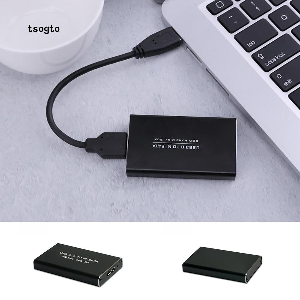 Bộ chuyển đổi cổng MSATA sang USB 3.0 SSD + cáp USB3.0 + chìa vít tiện dụng | BigBuy360 - bigbuy360.vn