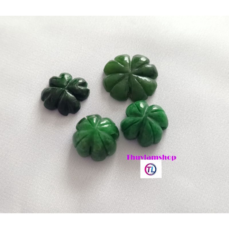 Mặt cỏ 4 lá may mắn đá TA xanh thanh tẩy thu hút năng lượng tích cực chiêu may mắn tình yêu công danh sự nghiệp