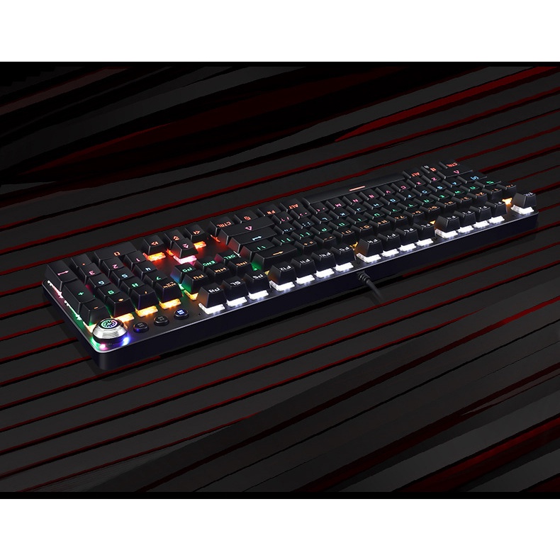 Bàn Phím Cơ Gaming BAJEAL HJK-902 ĐÈN LED NỔI BẬT + KM TẤM LÓT CHUỘT