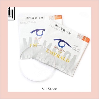 Mắt kính cận vii eyewear tròng kính cận từ 0-8 độ