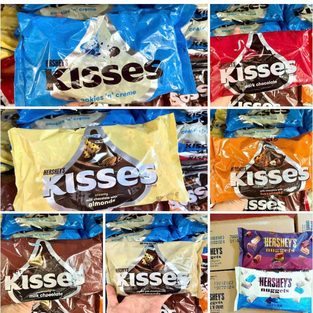Socola Kisses Hershey’s Kisses Creamy Milk Chocolate 315g-DATE 6-12/2024