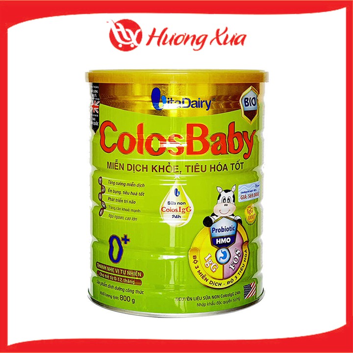 Sữa Colosbaby BIO Gold 0+ 800g Miễn dịch khỏe, Tiêu hóa tốt Hương Xưa Shop - HXS1709