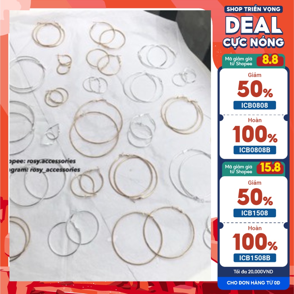 ROSY- KHUYÊN HOOP TRÒN ĐỦ SIZE