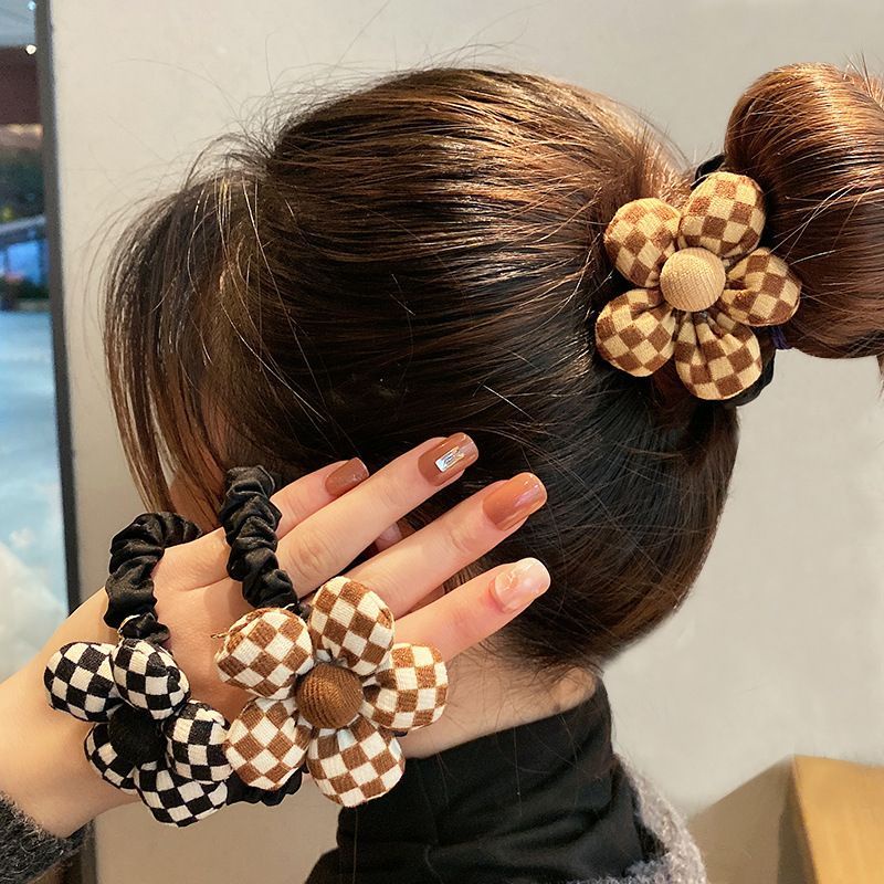Dây Buộc Tóc Cao Su Hình Hoa Hướng Dương Siêu Dễ Thương