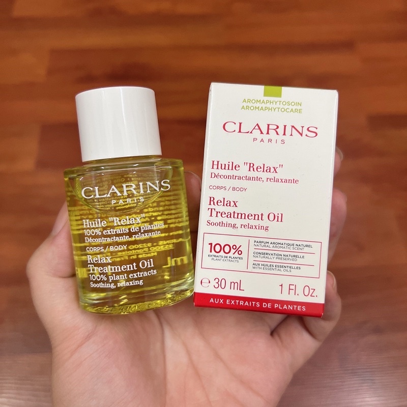 Tinh Dầu Massage Thư Giãn Cơ Thể Clarins Relax Treatment Oil 30ml