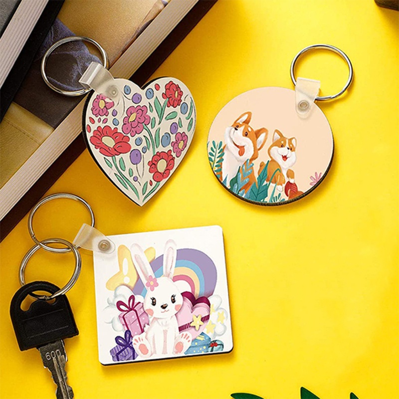 Nerf Set 30 Móc Khóa Trơn + 30 Móc Khóa Da Nhiều Màu