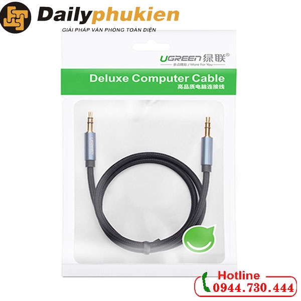 Cáp audio 3.5mm dài 1m Ugreen 10685 dailyphukien