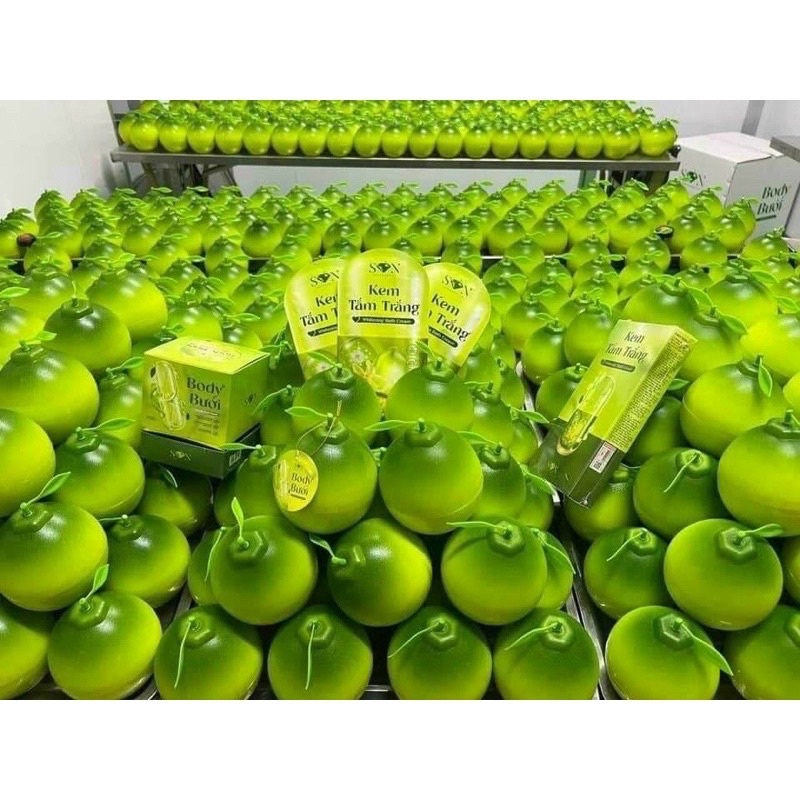 1 hộp kem body bưởi tặng 1 tắm trắng cùng loại