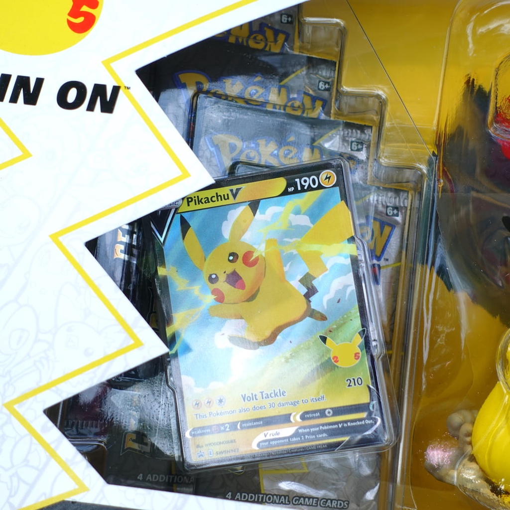 Bài Pokemon TCG Celebrations Premium Figure Collection Pikachu VMAX Build Deck CHÍNH HÃNG MỸ POKTCGUSFC03