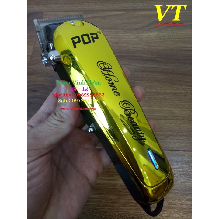tông cắt tóc Pop P36 Lưỡi Kép - Khuyến Mại Lược + Kẹp Mỏ Vịt
