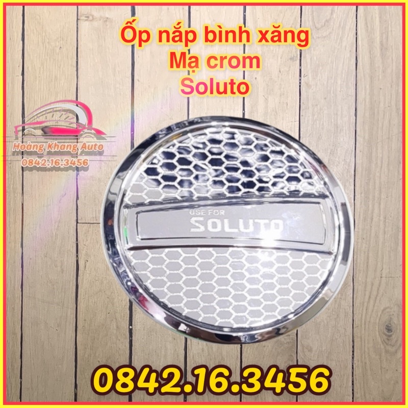 Ốp nắp bình xăng Soluto 2019 - 2020 - 2021 mạ crom