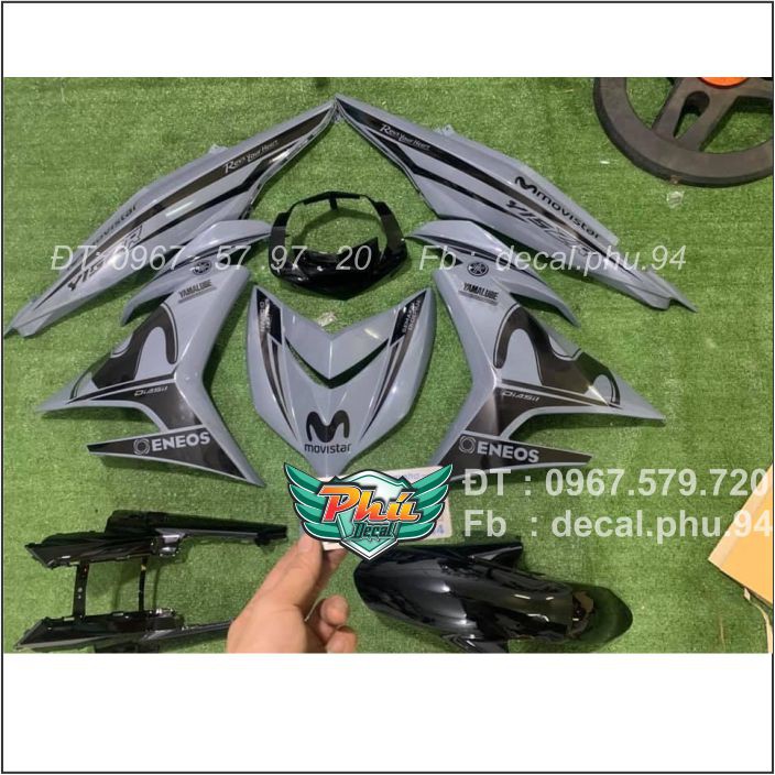 Tem Rời Exciter 150 Movistar xám xi măng (B)