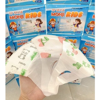 Hộp 50 chiếc khẩu trang 3D mask trẻ em