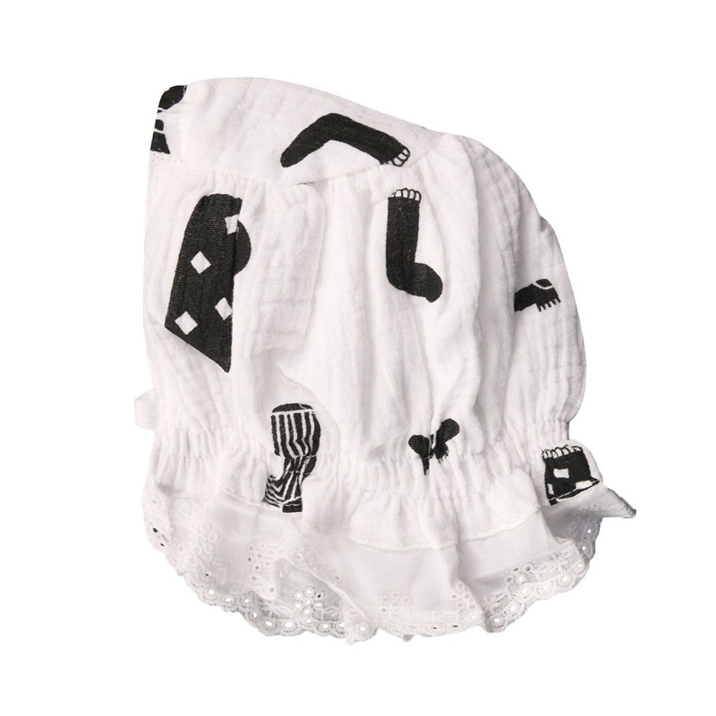 Mũ Bonnet Cotton Thoáng Khí In Họa Tiết Thời Trang Xuân Hè Dùng Làm Đạo Cụ Chụp Ảnh Cho Bé Sơ Sinh