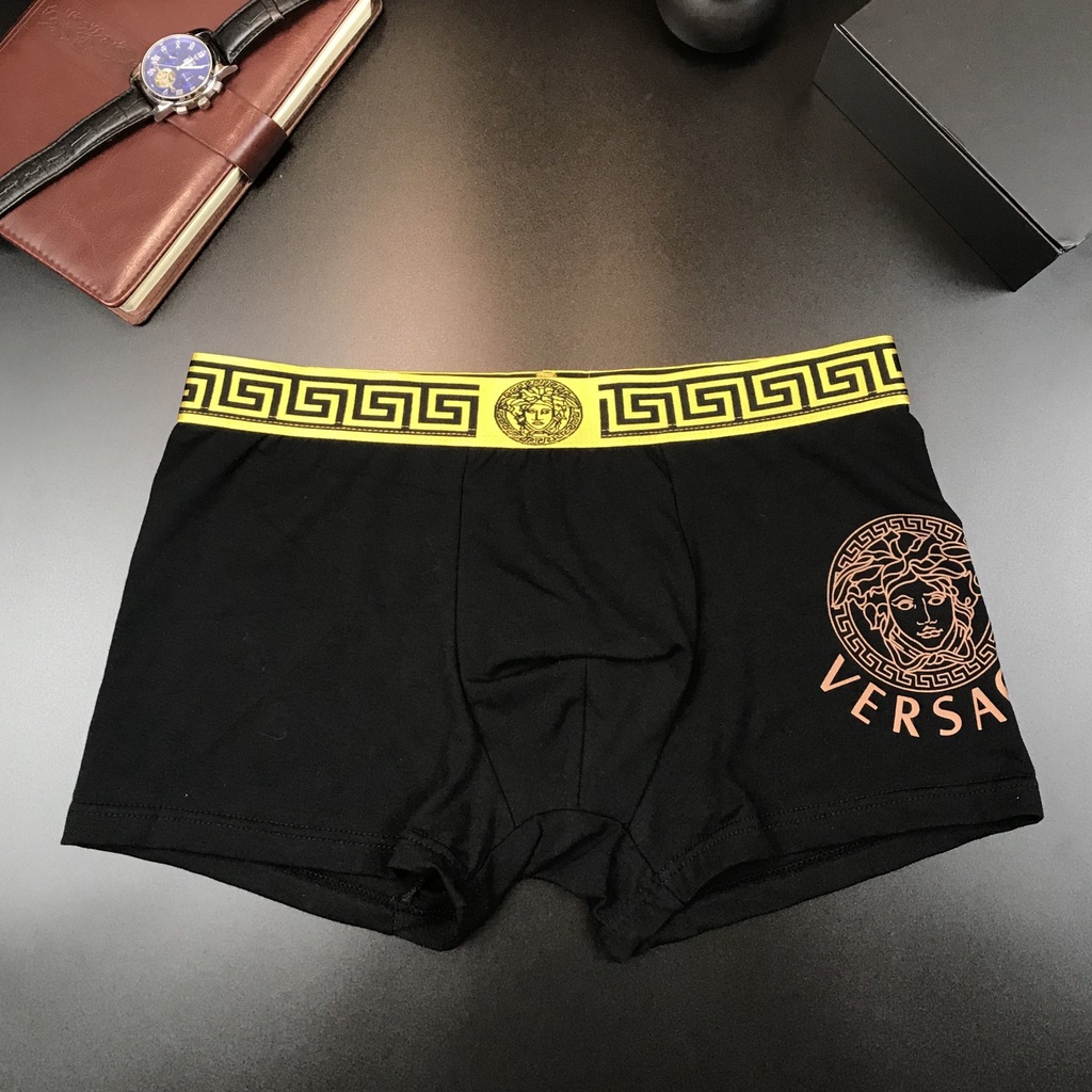 Versace Quần Lót Boxer cotton Mềm Chất Lượng Cao Cho Nam