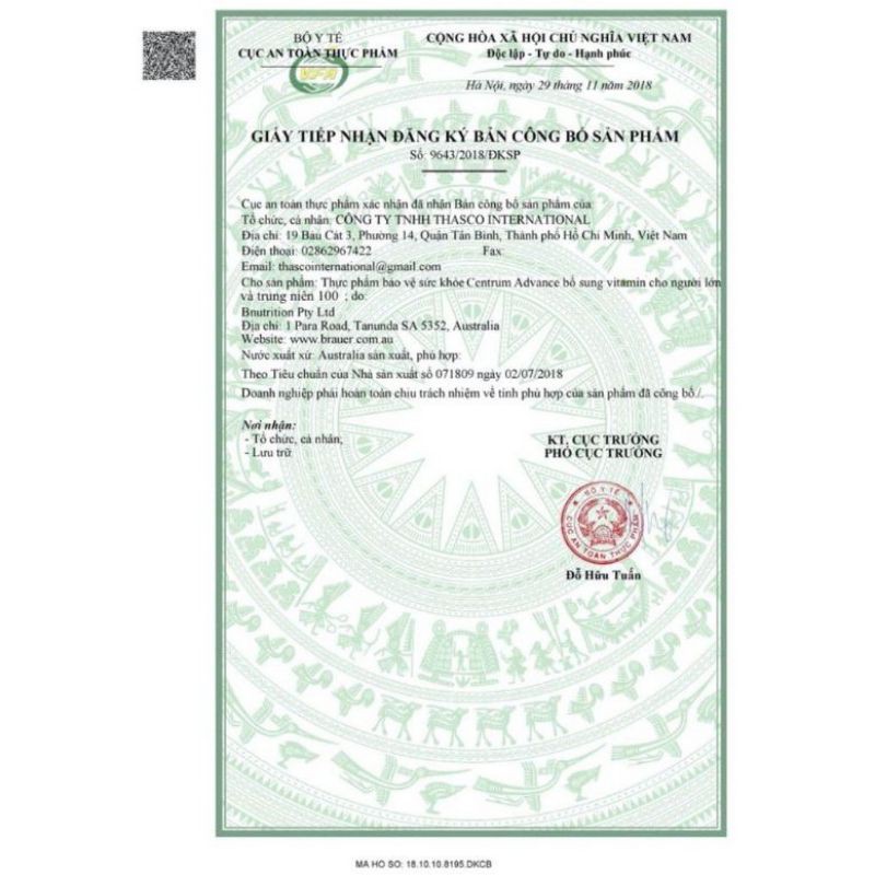 VIÊN UỐNG TỔNG HỢP CENTRUM | Thế Giới Skin Care