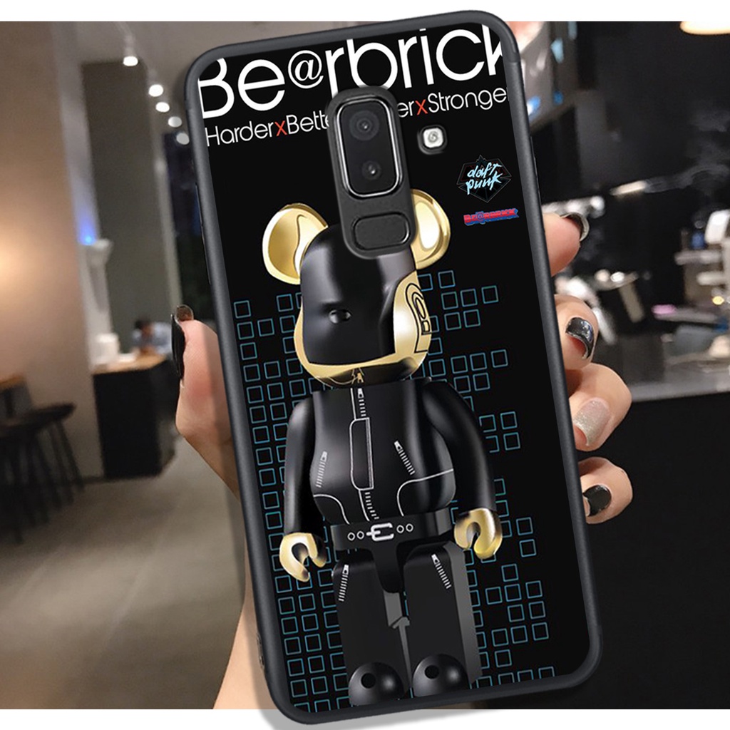 Ốp Lưng Samsung A6 Plus - Samsung A8 Plus - Samsung J6 Plus - Samsung J8 , In Hình BearBrick cực Đẹp.