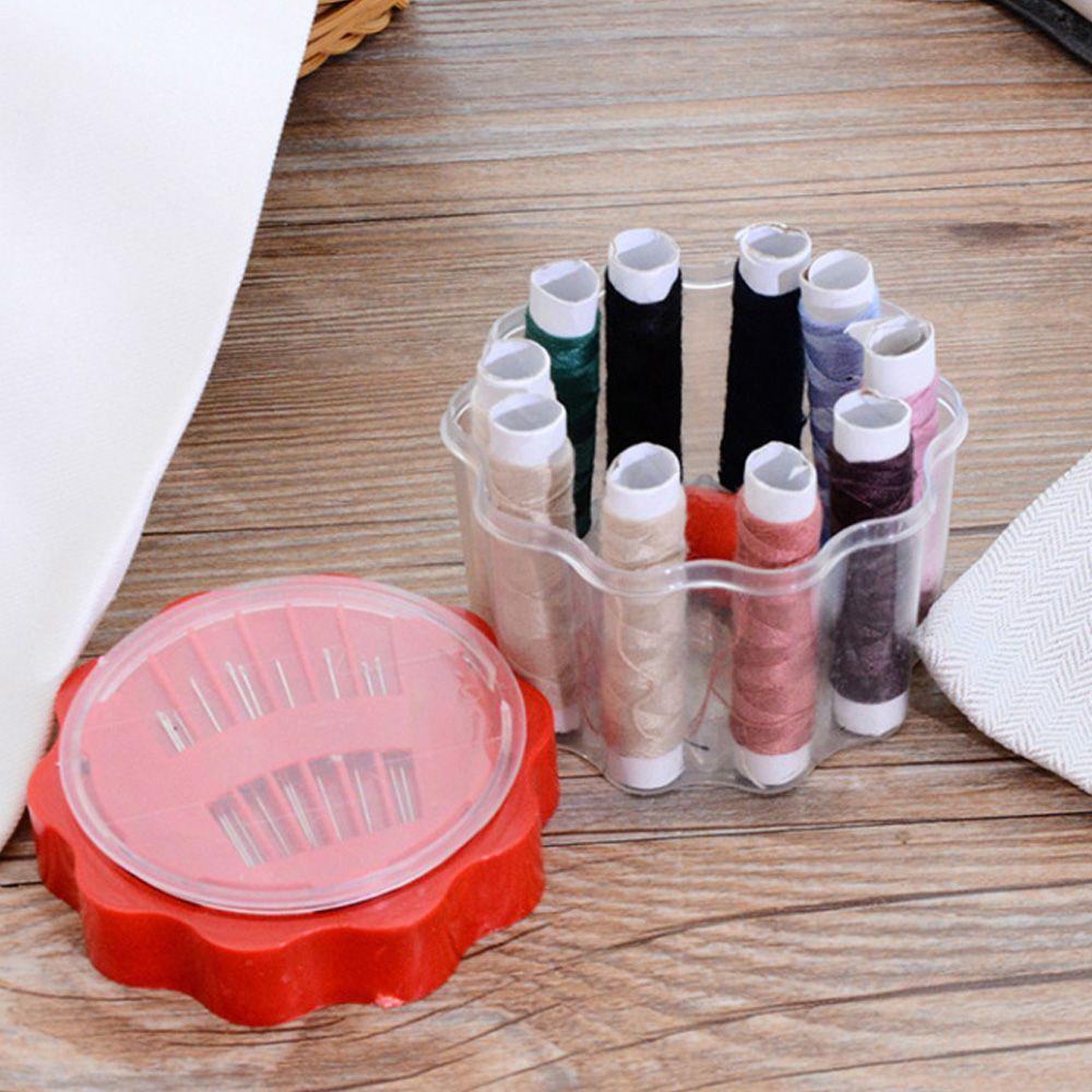 JUNE Hộp Đựng Kim Chỉ May Vá Mini Tiện Dụng Mang Theo Du Lịch