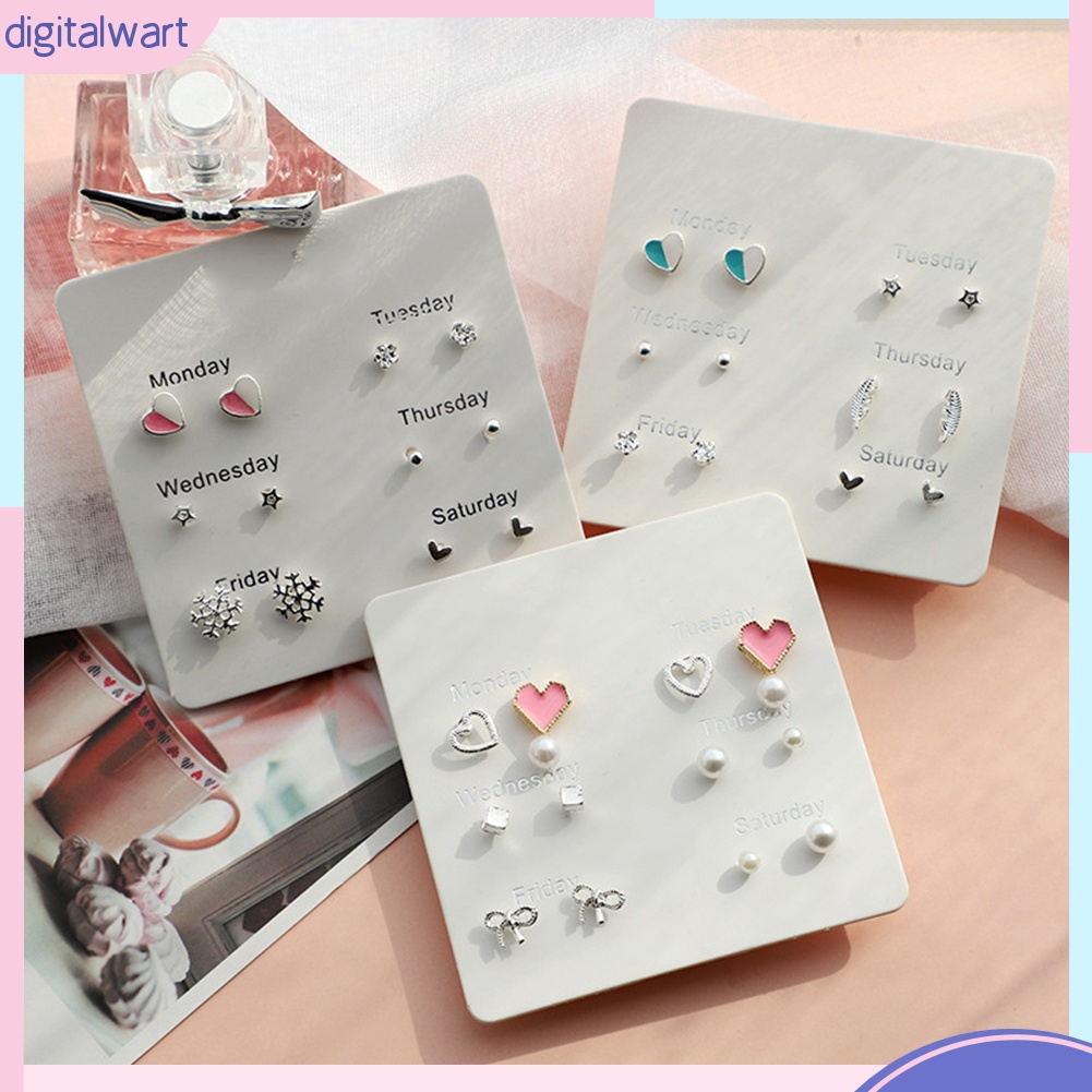 Set 6 Khuyên Tai Thời Trang Nữ