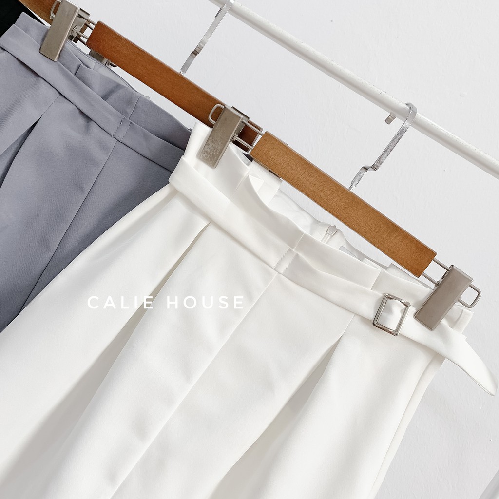 Chân váy xếp ly cạp kèm đai thời trang công sở CV27 | BigBuy360 - bigbuy360.vn