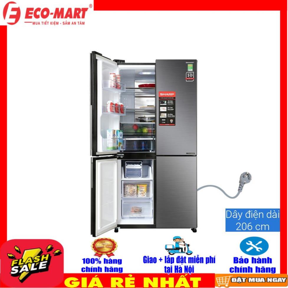 Tủ lạnh Sharp Inverter 572 lít SJ-FX640V-SL
