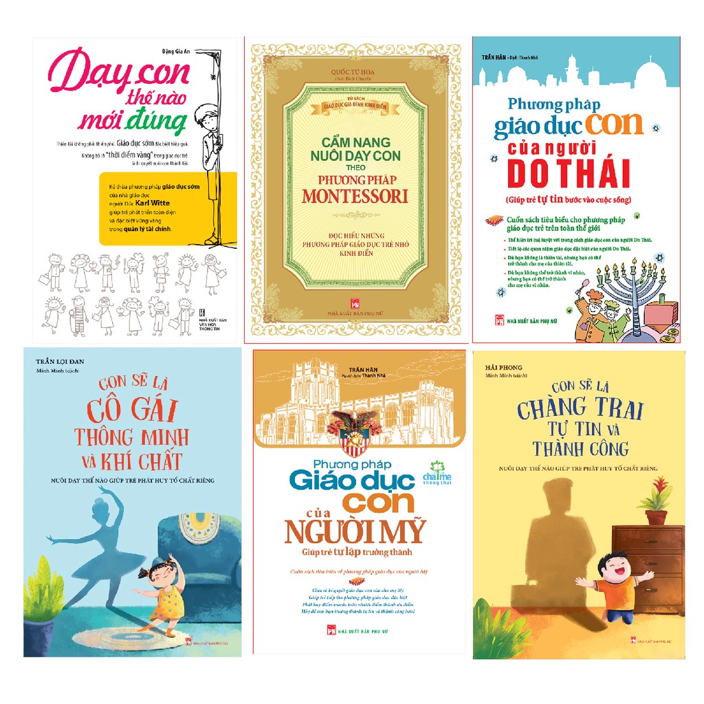 Sách - Combo Những Cuốn Sách Nuôi Dạy Con Hay Nhất Dành Cho Cha Mẹ ( Tùy Chọn)