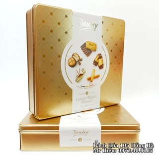 [Mã GROSALE2703 giảm 8% đơn 250K] [T9/2021] Bánh Desobry hộp sắt 400g màu đồng