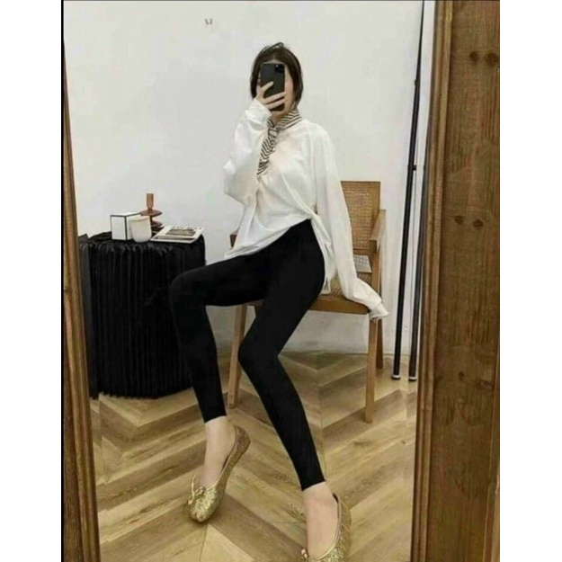 Quần legging cuộn ZRA chất đẹp dai đanh