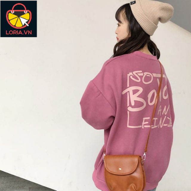 Áo SWEATER BOLD ULLZANG UNISEX phong cách Hàn Quốc chất nỉ 4 màu