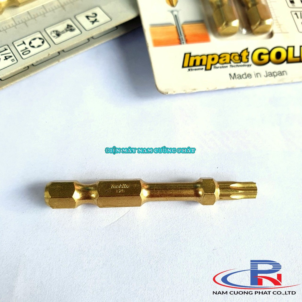 Mũi vặn vít hoa thị Impact Gold Makita- Hộp 2 cái