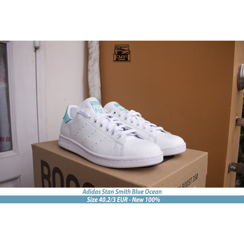 😘 [ HÀNG CHÍNH HÃNG ] Giày Adidas Stan Smith Ocean Blue ( EF4480 ) - REAL AUTHETIC 100%