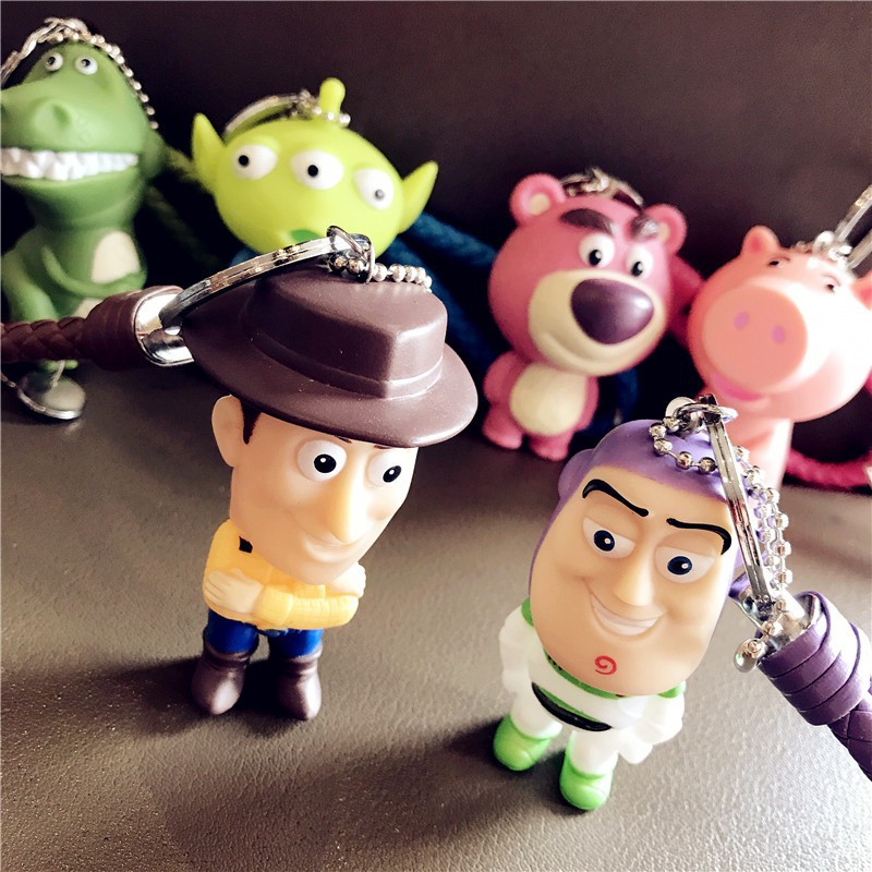 Móc khóa hình nhân vật trong Toy Story nhiều mẫu tùy chọn
