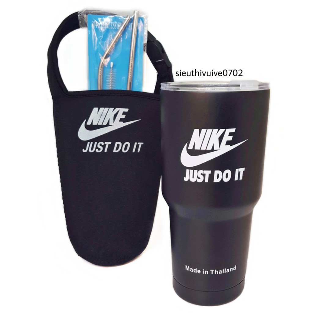SET LY GIỮ NHIỆT N.I.K.E ĐEN NHÁM